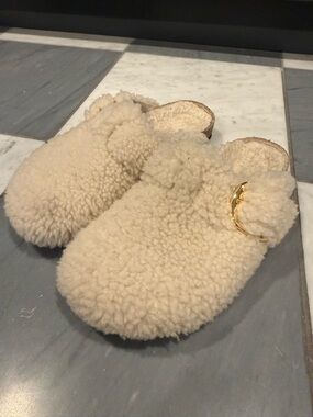 Birkenstock Boston Big Buckle Teddy Shirling Clogs